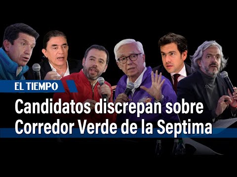 Candidatos discrepan sobre Corredor Verde de la septima