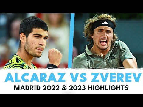 Carlos Alcaraz vs Alexander Zverev Madrid Back-To-Back Madrid Meetings! 💪