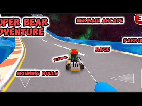 Parkour Terseru Ya Di Super Bear Adventure.!!