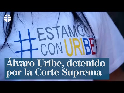 Álvaro Uribe, detenido por la Corte Suprema