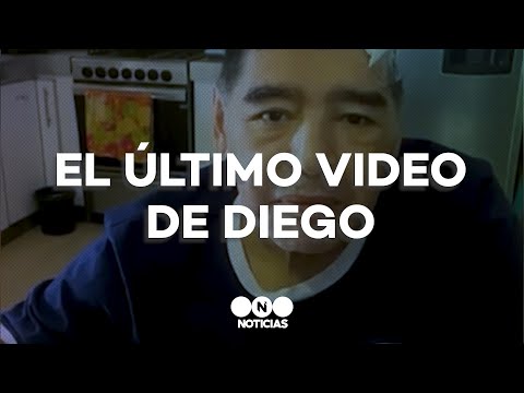 El ÚLTIMO VIDEO de DIEGO MARADONA antes del FATÍDICO 25 de noviembre - Telefe Noticias