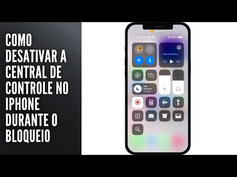 Como Desativar a Central de Controle no iPhone quando Bloqueado