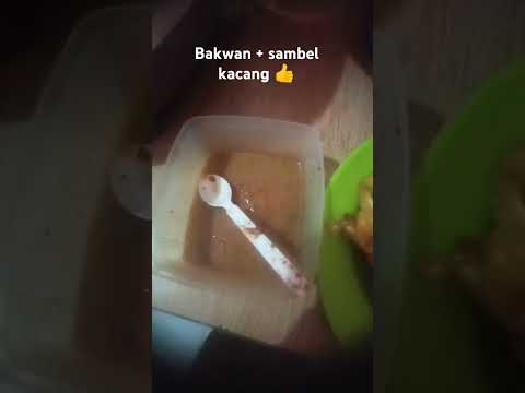 bakwan + sambel kacang 👍#shortvideo #food #masaklagi