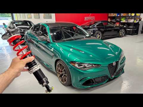 Alfa Romeo Giulia QV Custom Coilovers Being Developed