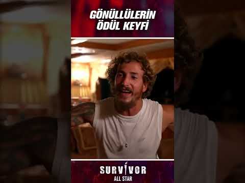 Gönüllülerin Ödül Keyfi #shorts #survivorallstar #survivor2022