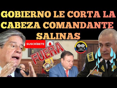 GOBIERNO DE LASSO SACRI.FICA COMANDANTE SALINAS ANTE ULTIMO ESCANDA.LO NOTICIAS RFE RFE TV