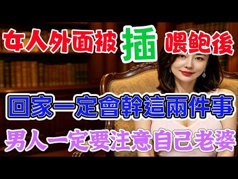 老婆在外 “偷人”，晚上回家必做這兩件事？男人一定要警惕。#感情 #夫妻 #分享 #結婚 #感情 #情感 #中外夫妻 #分享 #大熱門 #happy婚 #熱門 #前妻 #夫妻-