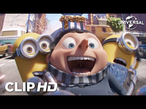 MINIONS: EL ORIGEN DE GRU - Gru y los Minions escapan de Los Salvajes 6