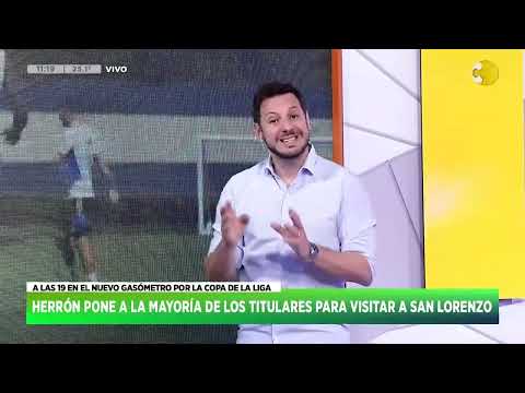 Herrón pone a la mayoría de los titulares para visitar a San Lorenzo - Santiago Russo