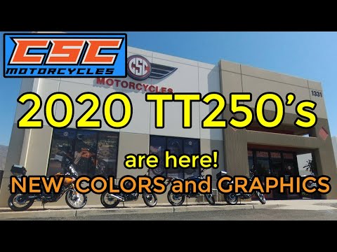 2020 TT250's have arrived. New Graphics and Colors