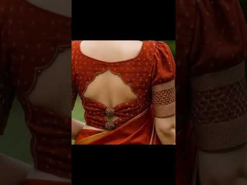 trending🔥🔥 stylish letast back less bluose design#trending #fashion #blouse design
