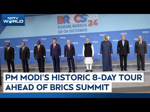 Prime Minister Modi's Historic 8-Day Diplomatic Tour Ahead Of BRICS Summit
