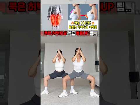 와..이거 하면 살이 안 빠질 수 없겠는데요..? #흥둥이 #홈트추천