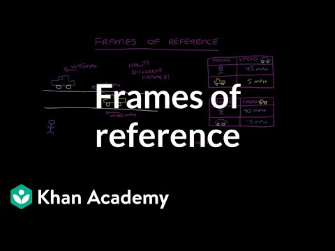 Frames of reference | Movement and Forces | Middle School Physics | Khan Academy