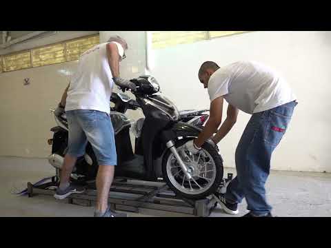 unboxing HONDA SH125 mode scooter 2023