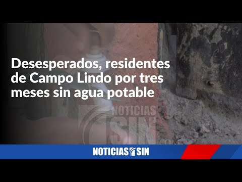 Más de tres meses con los tanques vacíos, moradores de Campo Lindo