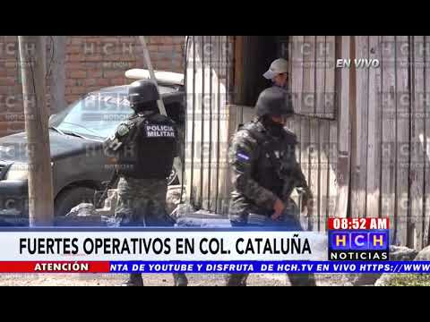Cae presunto marero durante allanamientos en col. Cataluña