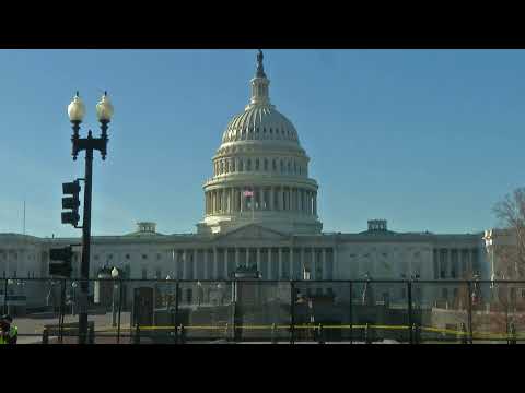 DIRECTO: Instalación de vallado de seguridad en el Capitolio