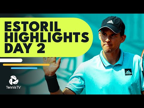 Thiem Plays Bonzi; Paul Battles Gasquet; Korda & Baez Also In Action | Estoril 2022 Highlights Day 2