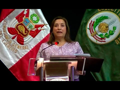 Dina Boluarte: Militares merecen reconocimiento por su lealtad a la patria