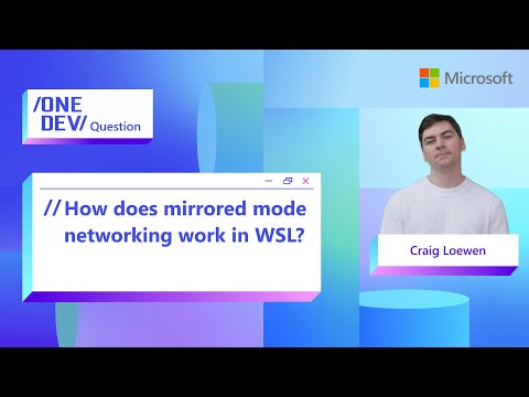 How does mirrored mode networking work in WSL?