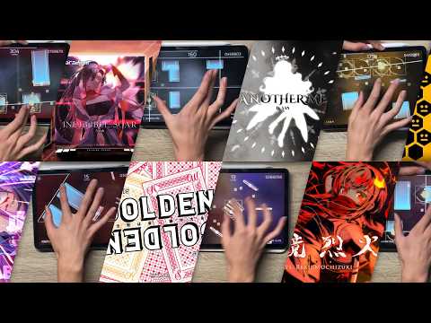 uncut casual 1-hand Phigros session, but I have trill fingers