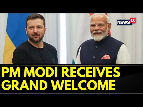 PM Modi Visit To Russia News | PM Modi Arrives In Kyiv, Receives Grand Welcome From Indian Community