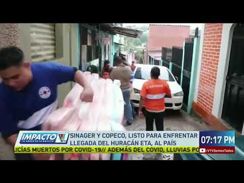 Tegucigalpa se prepara ante posible llegada del huracán ETA