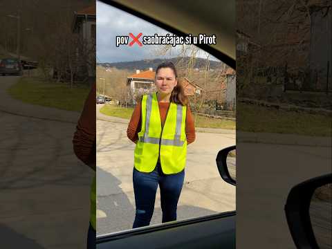 Ono kad si saobraćajac u Pirot😂 #shorts