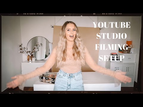 BEHIND THE SCENES OF MY YOUTUBE STUDIO FILMING SETUP | Lighting and camera