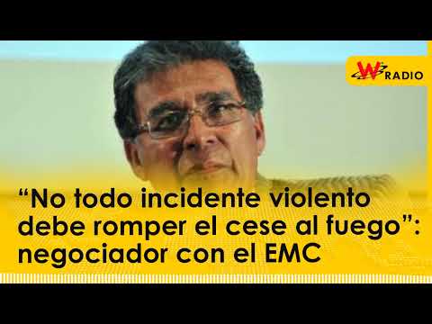 “No todo incidente violento debe romper el cese al fuego”: negociador con el EMC