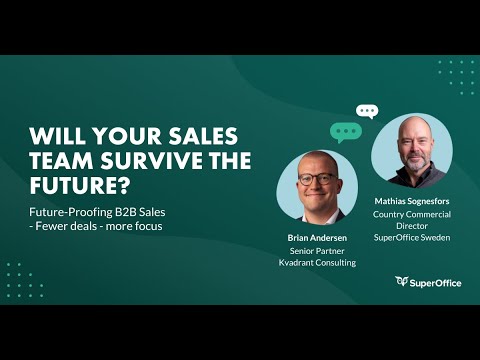 Webinar: Will your sales team survive the future?