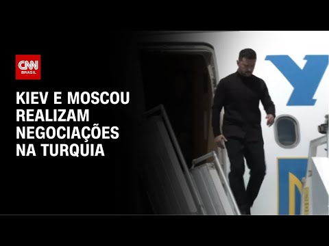 ​Zelensky chega à Turquia enquanto delegações ucranianas e russas se reúnem | CNN NOVO DIA