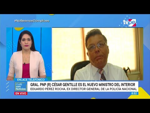 Café con Noticias | Eduardo Pérez Rocha, ex general de la PNP