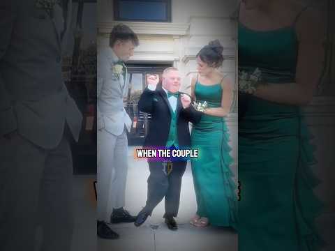 The couple invited him to their prom... And his reaction was priceless