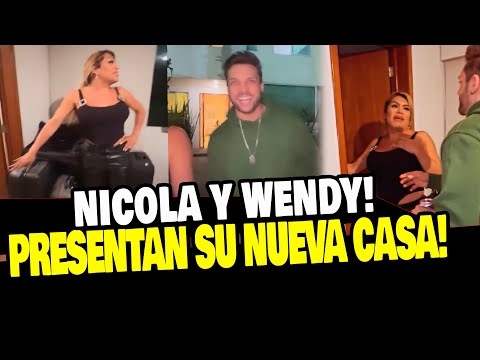 NICOLA PORCELLA Y WENDY GUEVARA PRESENTARON SU CASA DONDE VIVIRÁN JUNTOS