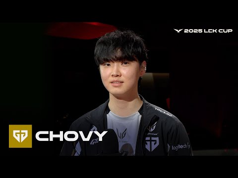 Chovy 인터뷰 | BFX vs GEN | 01.19 | 2025 LCK CUP 그룹 배틀