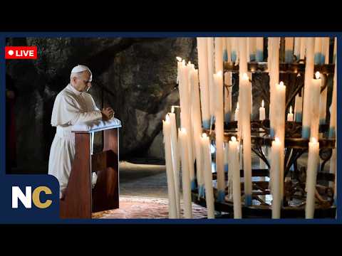 LIVE: Pope Leo Participates in Candlelight Procession at Lourdes | AK13
