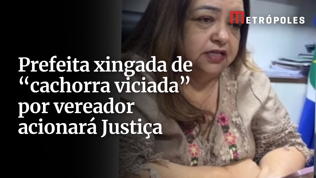 Prefeita xingada de cachorra viciada por vereador acionará Justiça