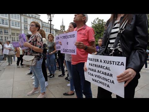 Concentración en Lugo para condenar el asesinato de Ana Vanessa Serén