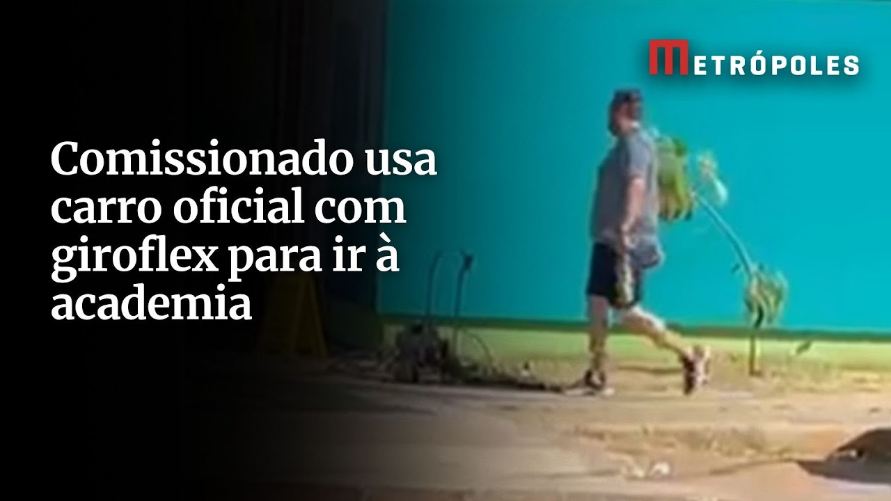 Comissionado usa carro oficial com giroflex para ir à academia