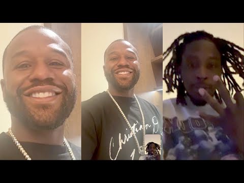 Floyd Mayweather FACETIMES Keyshawn Davis to “CHOP IT UP” after he CALLED OUT Gervonta Davis