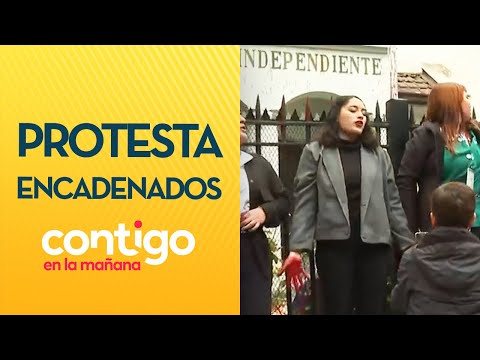 ENCADENADOS: La protesta de estudiantes por 50 años del golpe de Estado - Contigo en la Mañana