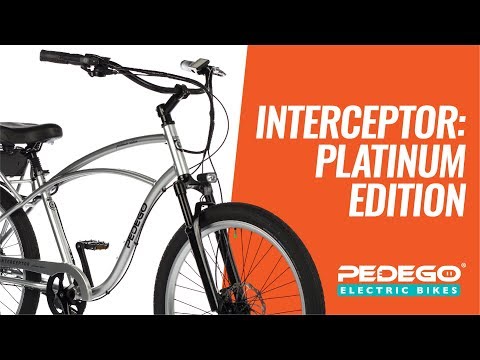 Pedego Interceptor: Platinum Edition - Premium Electric Cruiser Bike | Pedego Electric Bikes