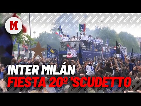 El Inter de Milán festeja su 20º 'Scudetto' por todo lo alto I MARCA