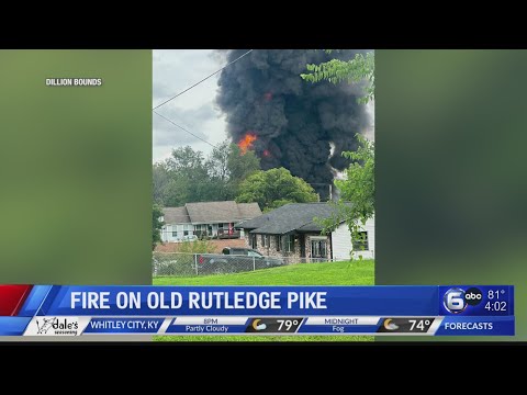 Fire on Old Rutledge Pike