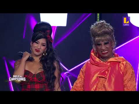 Amy Winehouse VS Celia Cruz batallaron por la silla en Duelo de Campeones