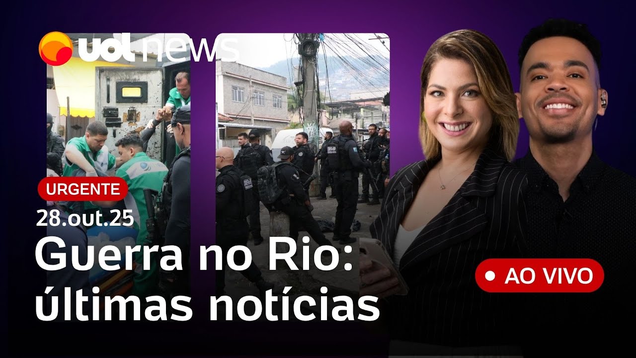 Operação contra o CV: imagens mostram fugas e prisões; governo Lula reage a Castro e mais ao vivo
