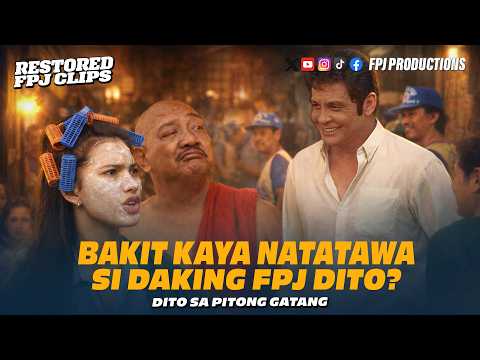 Bakit kaya natatawa dito si FPj kay Kapitana Lambing? | Dito sa Pitong Gatang | Fernando Poe Jr.
