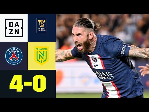 Ramos, Neymar & Co. zaubern Paris zum ersten Titel: PSG - Nantes 4:0 | Trophée des Champions | DAZN